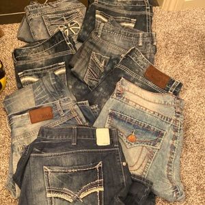 Men’s name brand Jeans